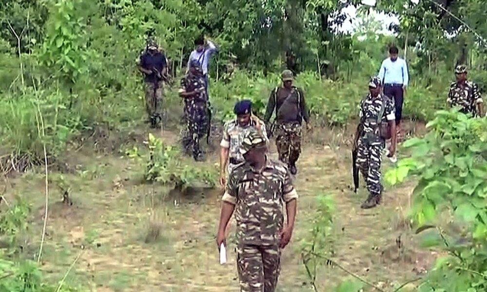 Chhattisgarh: Security forces killed 7 Naxalites, huge quantity of weapons recovered