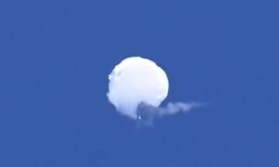 F-22 fighter jet bursts Chinese Spy Balloon