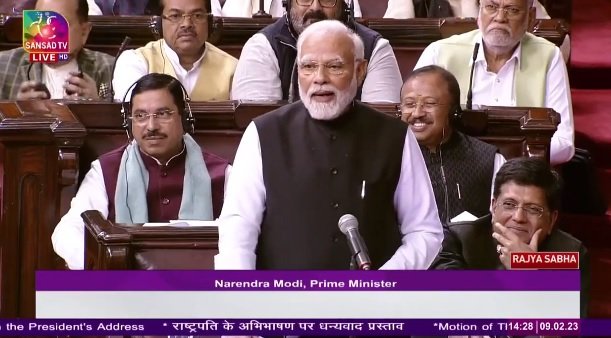 Prime Minister Modi fiercely attacked the opposition in the Rajya Sabha