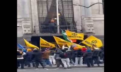 Khalistanis created ruckus outside the Indian High Commission in London, insulted the tricolor