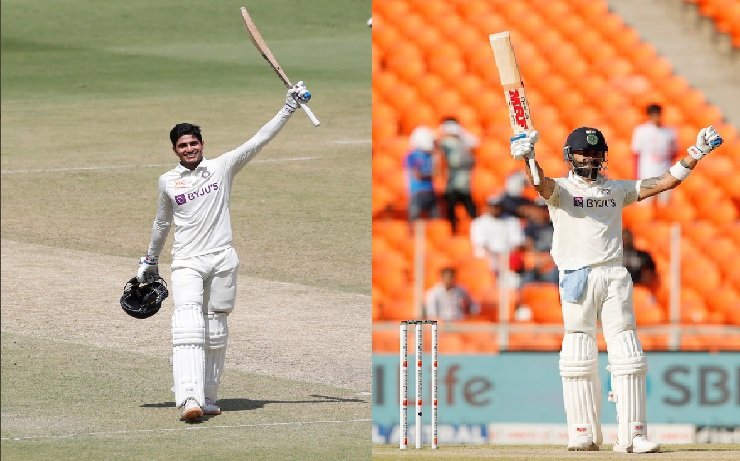 IND vs AUS Test: Shubman Gill scored a century in Ahmedabad Test, Virat scored a half century