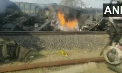 Shahdol: Loco pilot killed in collision of two goods trains