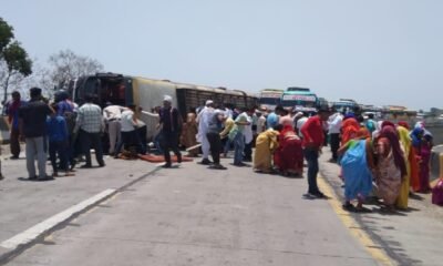 Umaria News: Three killed in Umaria bus accident, condition of 5 critical