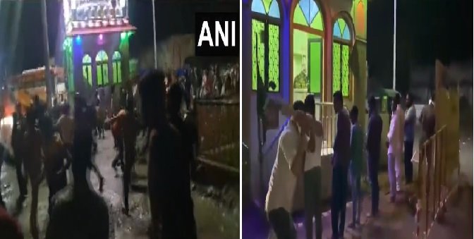 Junagadh: The miscreants pelted stones at the police regarding the illegal dargah, then got full treatment
