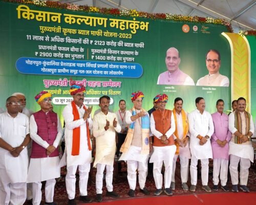 MP News: CM made big announcements in Kisan Kalyan Mahakumbh