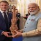 Modi France Visit: PM Modi gifted sandalwood star to Macron