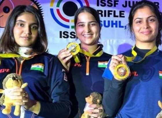 Asian Games 2023: Country's daughters won gold in shooting, Manu, Rhythm and Esha did wonders