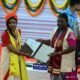 President Murmu attended the 10th convocation of CG Guru Ghasidas University