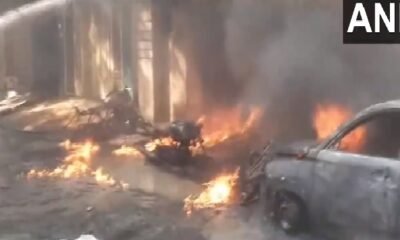 Hyderabad Fire: Fire broke out due to spark during car repairing, 9 killed