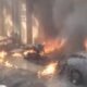 Hyderabad Fire: Fire broke out due to spark during car repairing, 9 killed