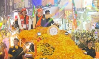 Prime Minister Modi did a mega road show in Indore