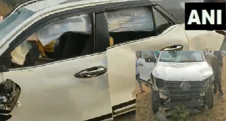 MP News: Union Minister Prahlad Patel's car accident, one dead, Union Minister got minor injury