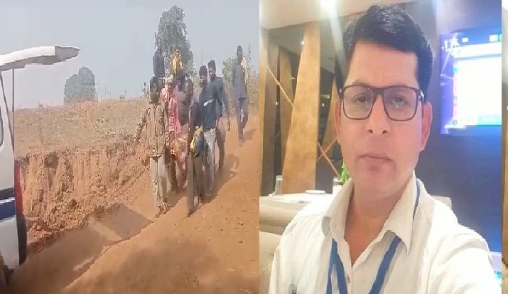 MP News: Patwari who went to stop illegal sand excavation crushed by tractor, died on the spot