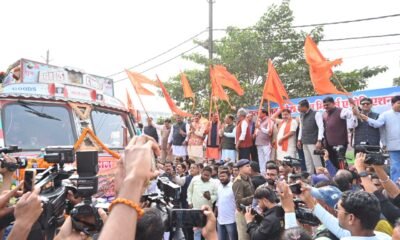 Ayodhya: Rice sent in 11 trucks from Chhattisgarh, the maternal home of Lord Shri Ram, will be offered in the Pran Pratistha ceremony