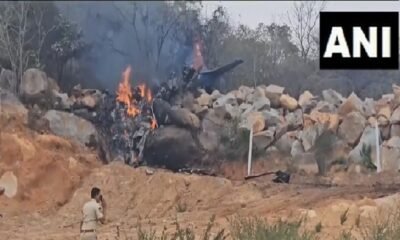 IAF Plane Crash: Indian Air Force trainer aircraft crashes, trainer and trainee pilot die