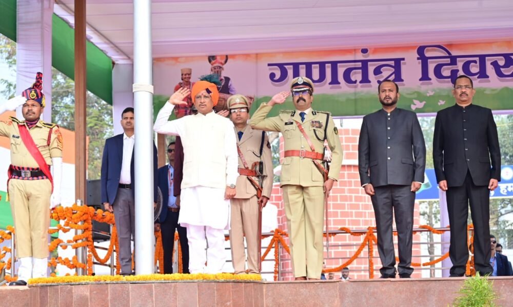 75th Republic Day: Chief Minister Sai hoisted the flag in Jagdalpur, said - will fulfill every promise through good governance