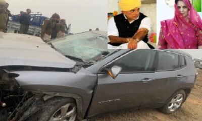 Rajasthan: Former Union Minister Jaswant Singh's daughter-in-law dies in a road accident, condition of former MP's son Manvendra Singh critical