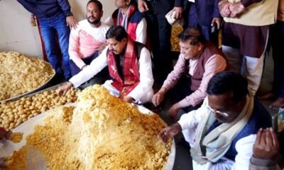 MP News: Chief Minister made laddus for the Pran Pratistha ceremony, 5 lakh laddus will be sent to Ayodhya.