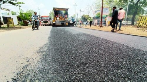 CG News: PWD took action on non-standard and low quality work, case of Chotia-Chirmiri road