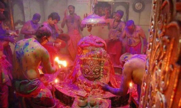 Ujjain: Devotees will not be able to take colors and gulal from outside in Mahakal temple on Rangpanchami, this will be the arrangement