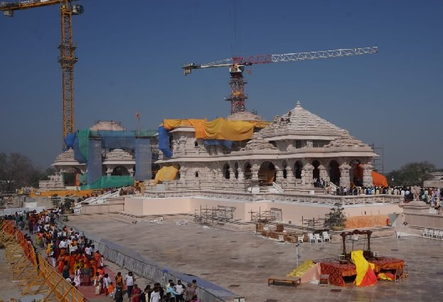Ayodhya: Work on completing the remaining work of Ram temple has been expedited, target is to complete it by December 2024
