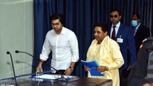 BSP: Mayawati relieved nephew Akash Anand from the post of National Coordinator and successor