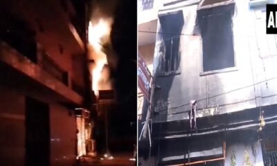 MP News: Fire broke out in a three-storey house, dry fruit businessman along with his two daughters died tragically
