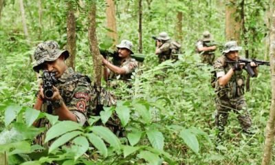 Chhattisgarh: Security forces killed eight Naxalites in an encounter in Narayanpur, one soldier sacrificed, two injured