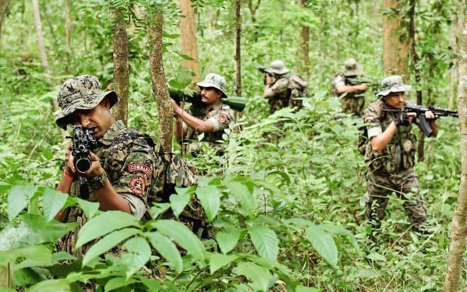 Chhattisgarh: Security forces killed eight Naxalites in an encounter in Narayanpur, one soldier sacrificed, two injured