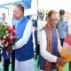 Chhattisgarh: Emotional farewell given to outgoing Governor Vishwabhushan Harichandan, new Governor Ramen Deka will take oath on July 31