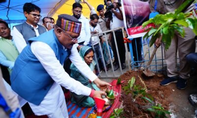 A tree in the name of mother: Chief Minister Sai planted Rudraksh sapling in honor of mother, appealed to everyone to join the campaign