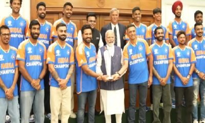 T20 WC Cup 2024: Champions reach Delhi from Barbados, meet Prime Minister Modi