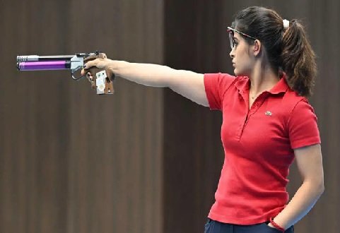 Paris Olympics: Manu Bhaker reached the final of 10 meter air pistol event, Rhythm Sangwan out