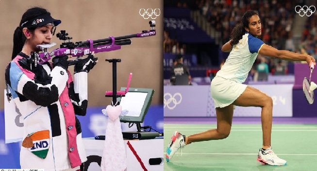 Paris Olympics 2024: Ramita Jindal in the final of 10 meter air rifle (women) event, Sindhu won the first game