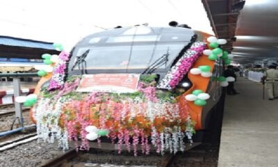 Chhattisgarh: State gets second Vande Bharat, PM Modi flags off Durg-Vishakhapatnam train