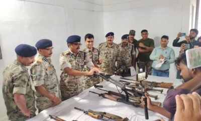 Naxal Encounter: Security forces killed high rank Naxalites in Abujhmad, recovered huge quantity of weapons including AK-47