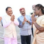 Chhattisgarh: Emotional farewell to President Draupadi Murmu, attended the convocation ceremony of four institutions during her two-day stay