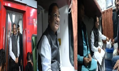 Chhattisgarh: Chief Minister Sai will now tour the state by train, traveled by Amarkantak Express to Bilaspur