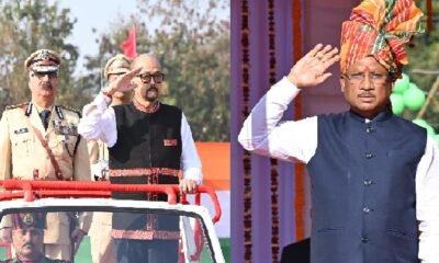 76th Republic Day: Governor Ramen Deka in Raipur, CM Sai hoisted the tricolor in Ambikapur, Chief Minister said - Bastar will soon be completely free from Naxal terrorism