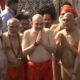 Mahakumbh 2025: Home Minister Amit Shah took a dip in Mahakumbh, CM Yogi and sages and saints also accompanied him