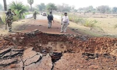 Bijapur: Naxalites blew up security forces' vehicle with IED in Bijapur, 8 soldiers martyred, driver also died