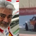 Car Accident: South actor Ajit's car collided during racing practice, accident happened in Dubai