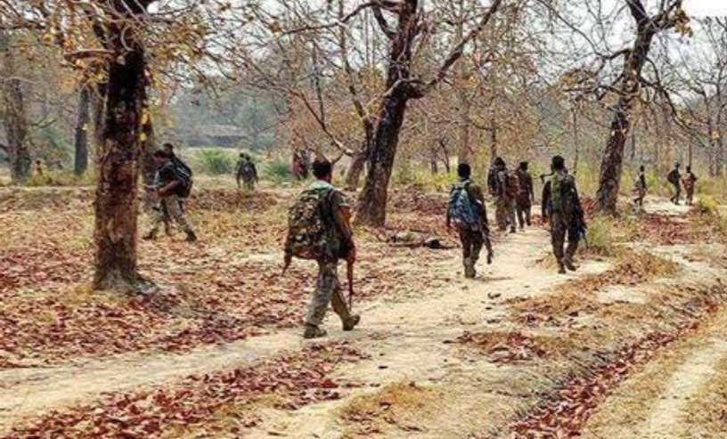 Naxal Encounter: Security forces killed 16 Naxalites, recovered many automatic weapons including AK-47, SLR, INSAS