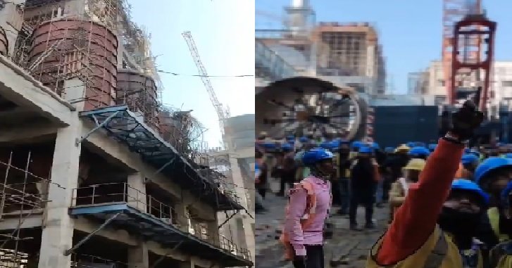 Panna: Roof slab collapsed in JK Cement plant under construction on Thursday morning, news of 5 deaths