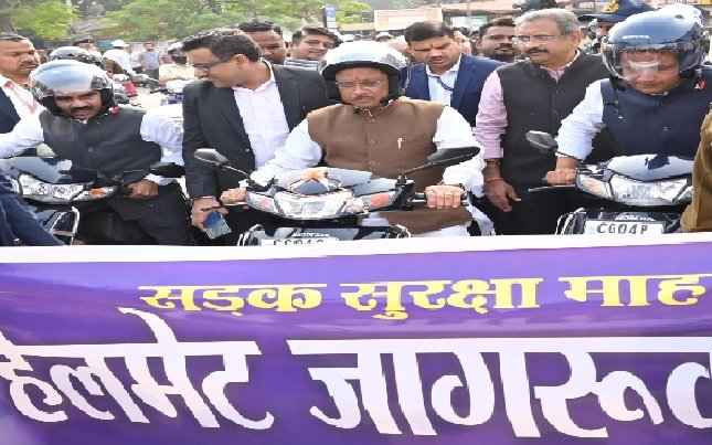 Chhattisgarh: Follow traffic rules while driving, we all are precious to our families – Chief Minister Sai