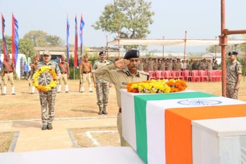 Chhattisgarh: Tribute paid to martyred soldiers in Bijapur encounter, 5 Naxalites killed so far identified