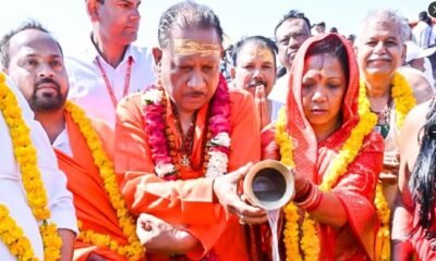 Mahakumbh 2025: CM Sai took a dip in Triveni Sangam along with Governor, Speaker and cabinet colleagues, many MPs and MLAs also accompanied