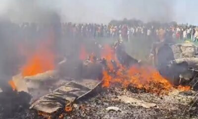 MP News: Air Force fighter plane crashes in a field in Shivpuri, both pilots safe