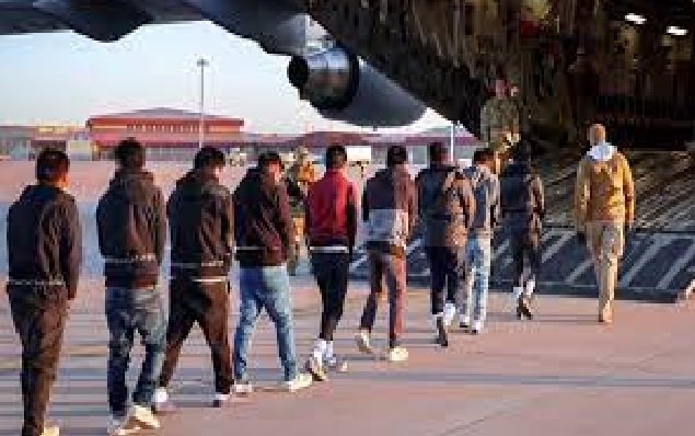 USA: Work to send illegal Indian immigrants to India begins, military aircraft leaves for India