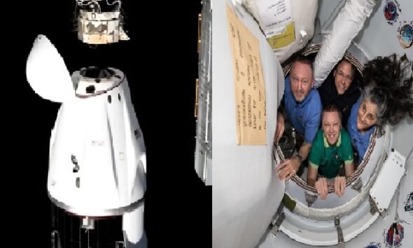 NASA: The journey of four members of Crew-9 including Sunita Williams begins to return to Earth, SpaceX's Dragon spacecraft undocks from ISS